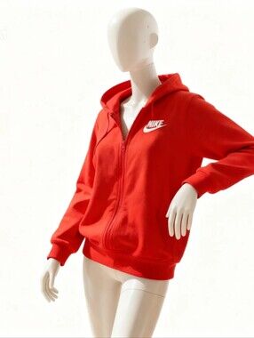 Nike Sportswear Women's Club Fleece Full-Zip Hoodie - Magic Flamingo (SM)